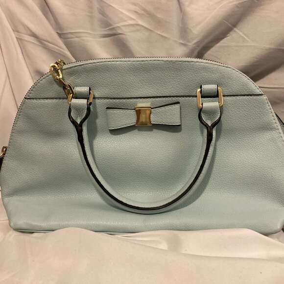 Tiffany Blue Merona Hand or Crossbody Bag - Picture 1 of 4